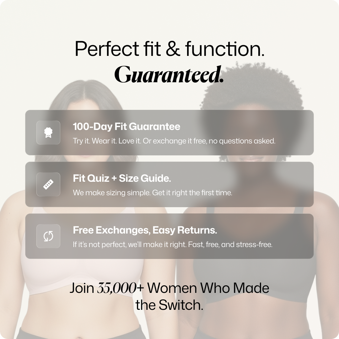 Trådlöst V-ringat korsat mesh-stödbra