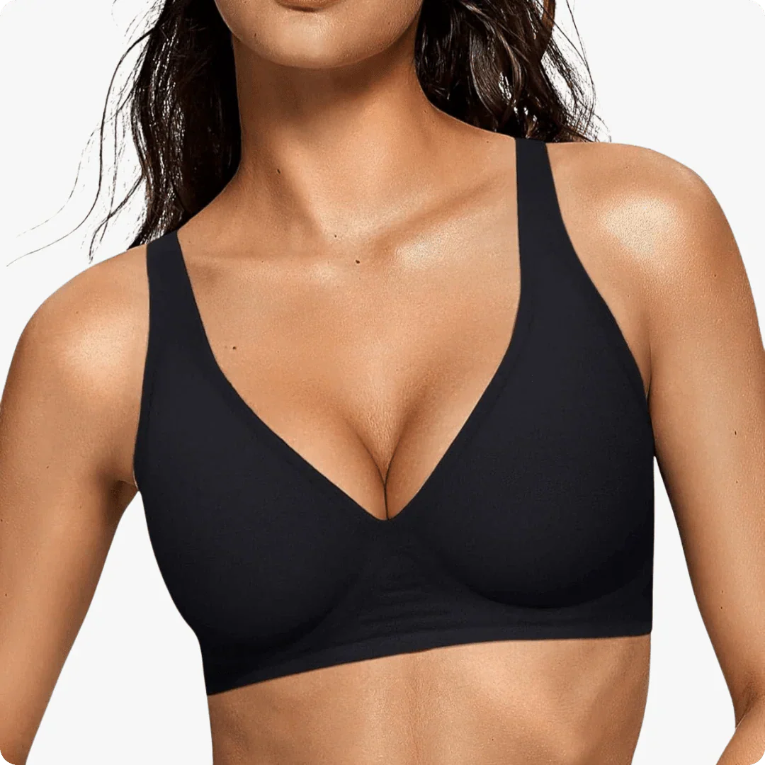 Trådlöst Deep V sömlöst dagligt BH