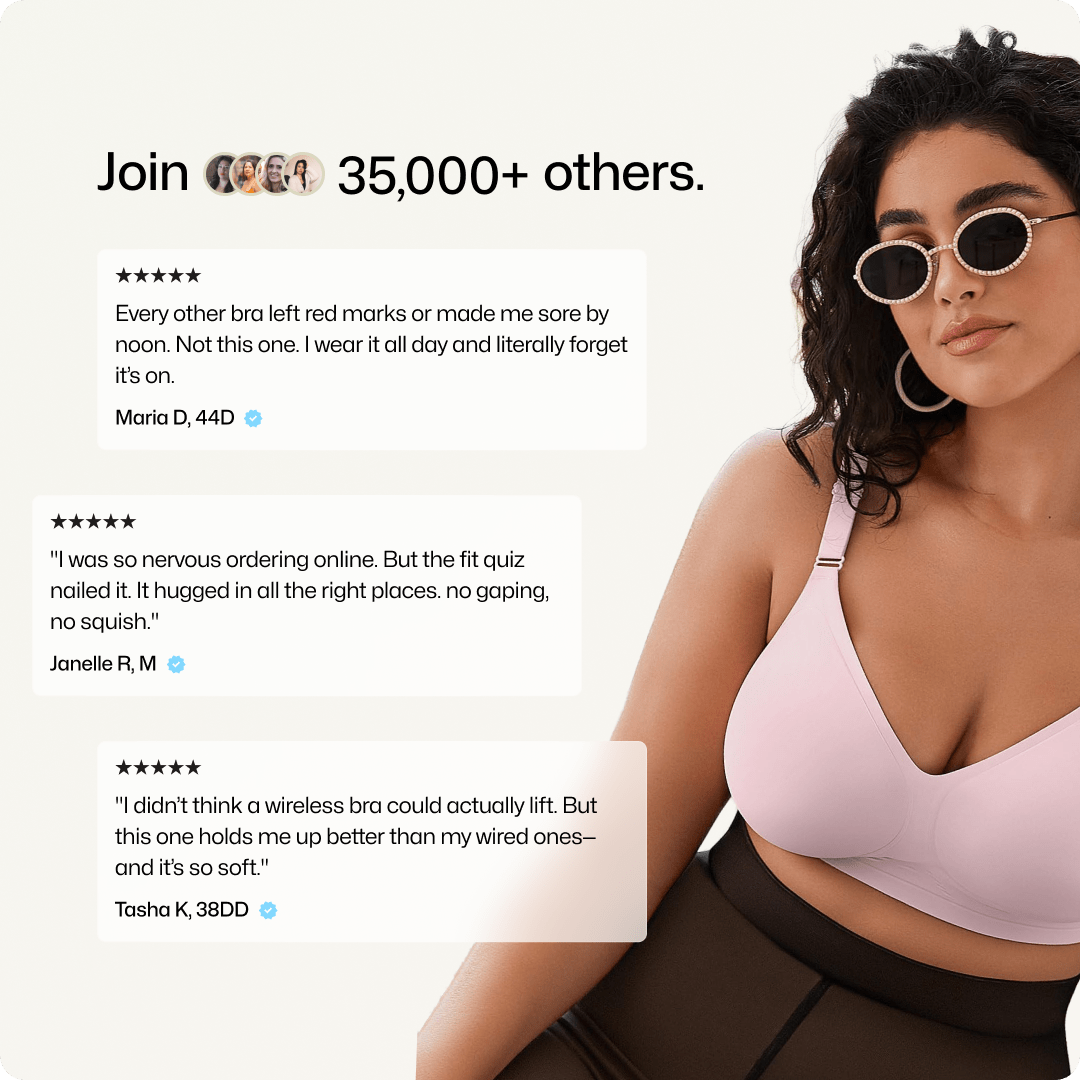 Trådlös framjusterbar JellyWire™ Push-up BH