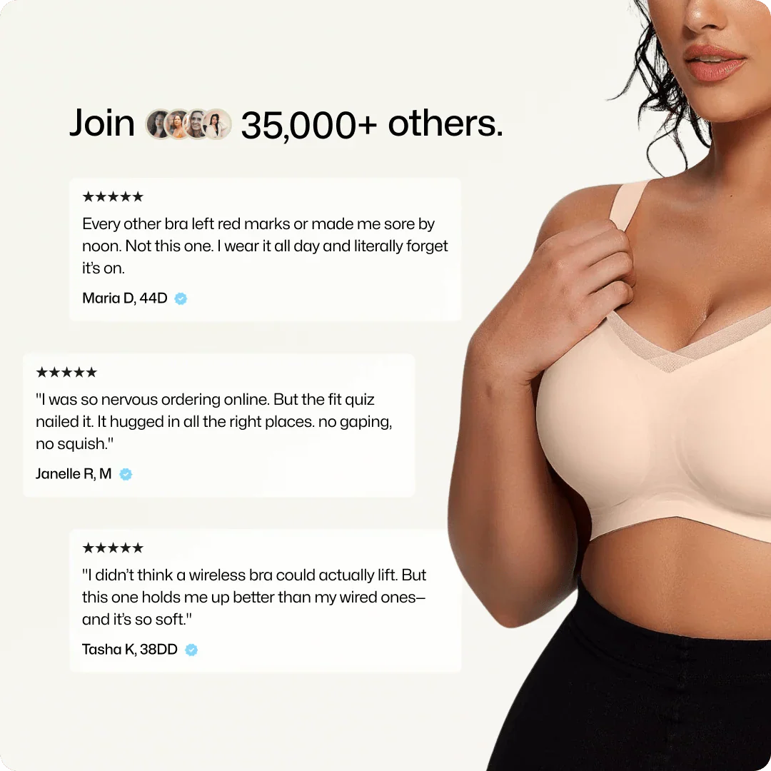 Trådlös V-Hals korsande nätstöds BH-bundle