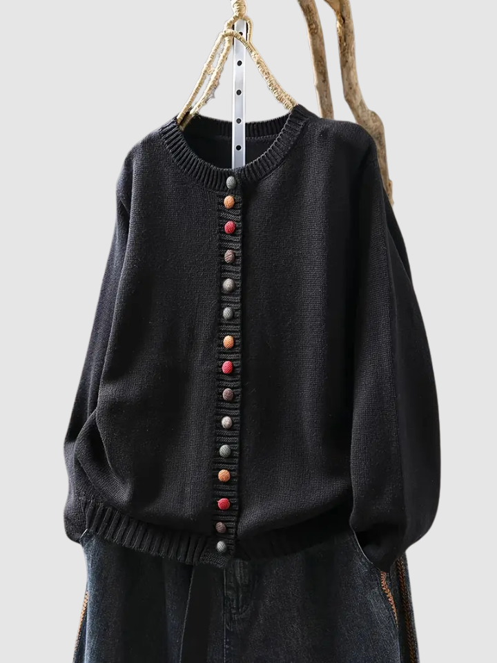 Solveig™ | Elegant cardigan med knappar