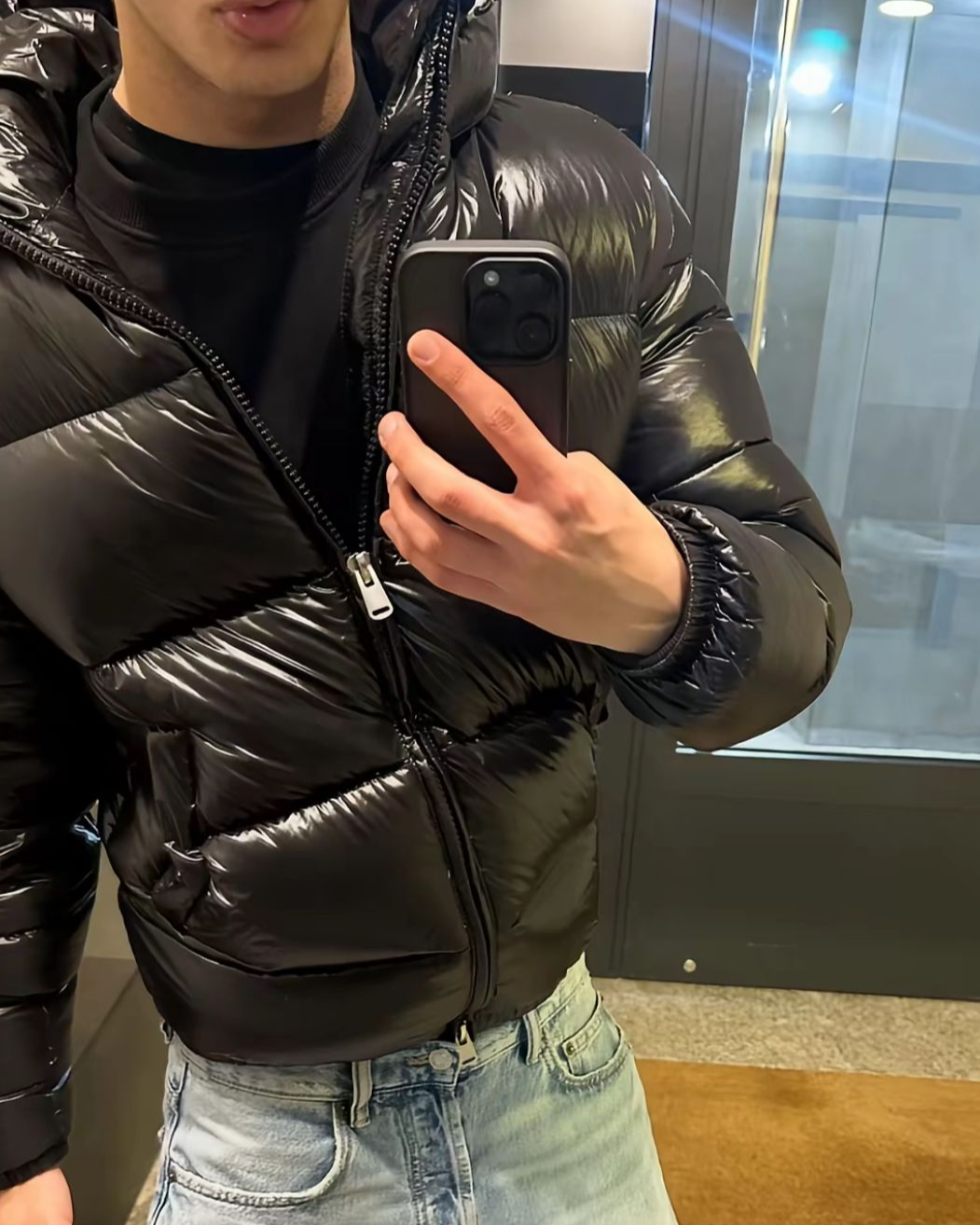 Unisex-quiltad jacka