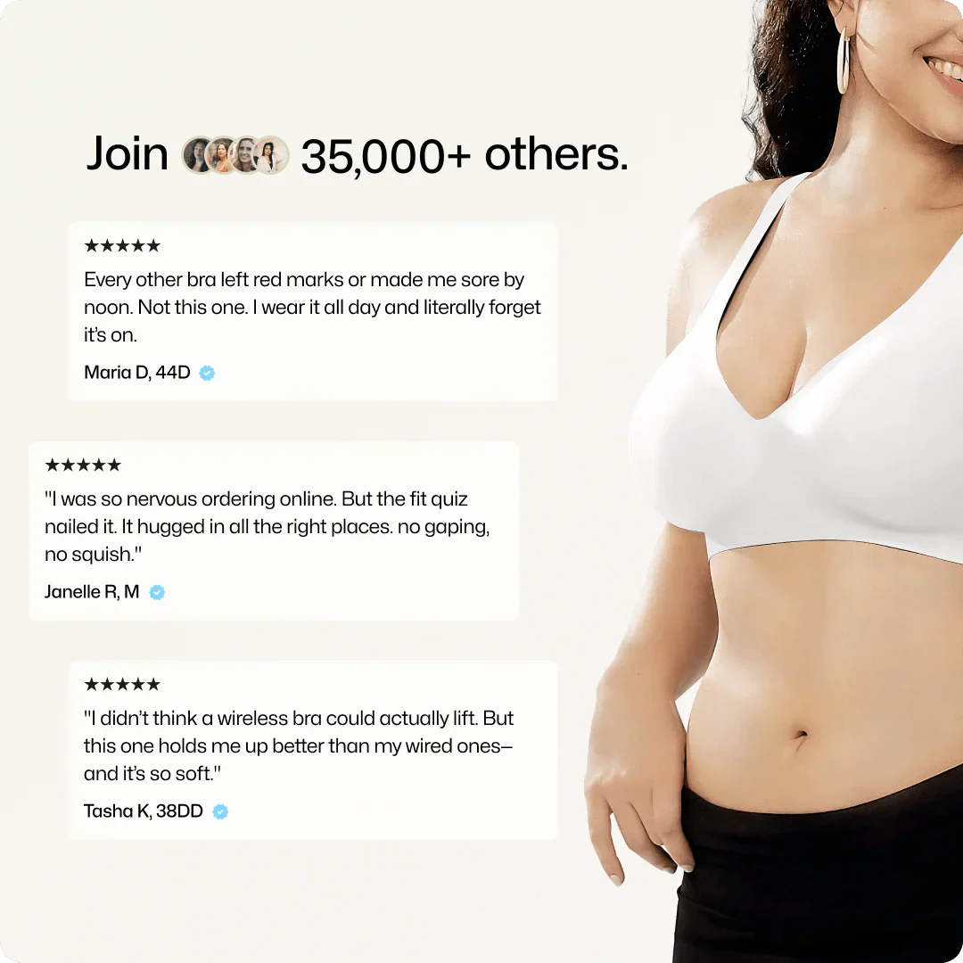 Trådlöst Deep V sömlöst dagligt BH