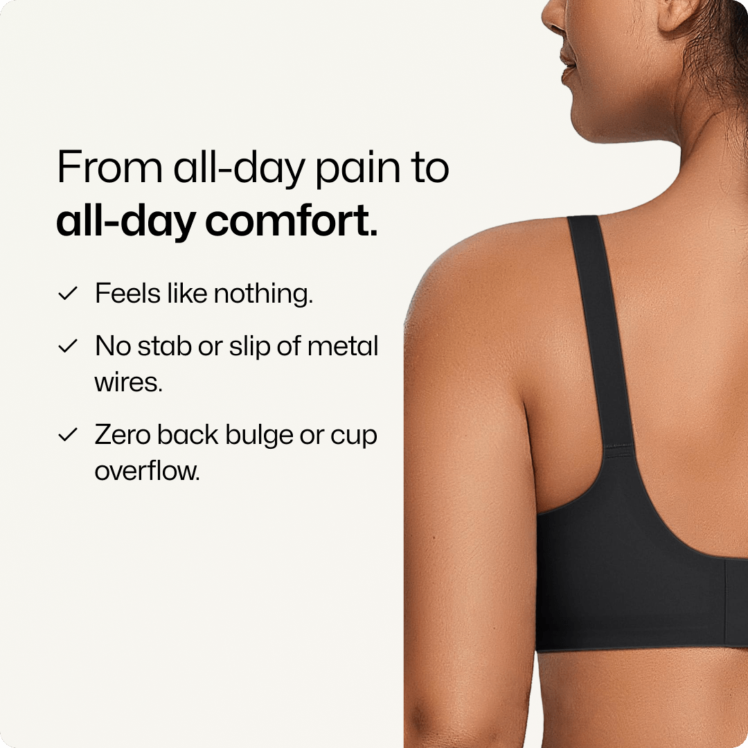 Trådlös framjusterbar JellyWire™ Push-up BH