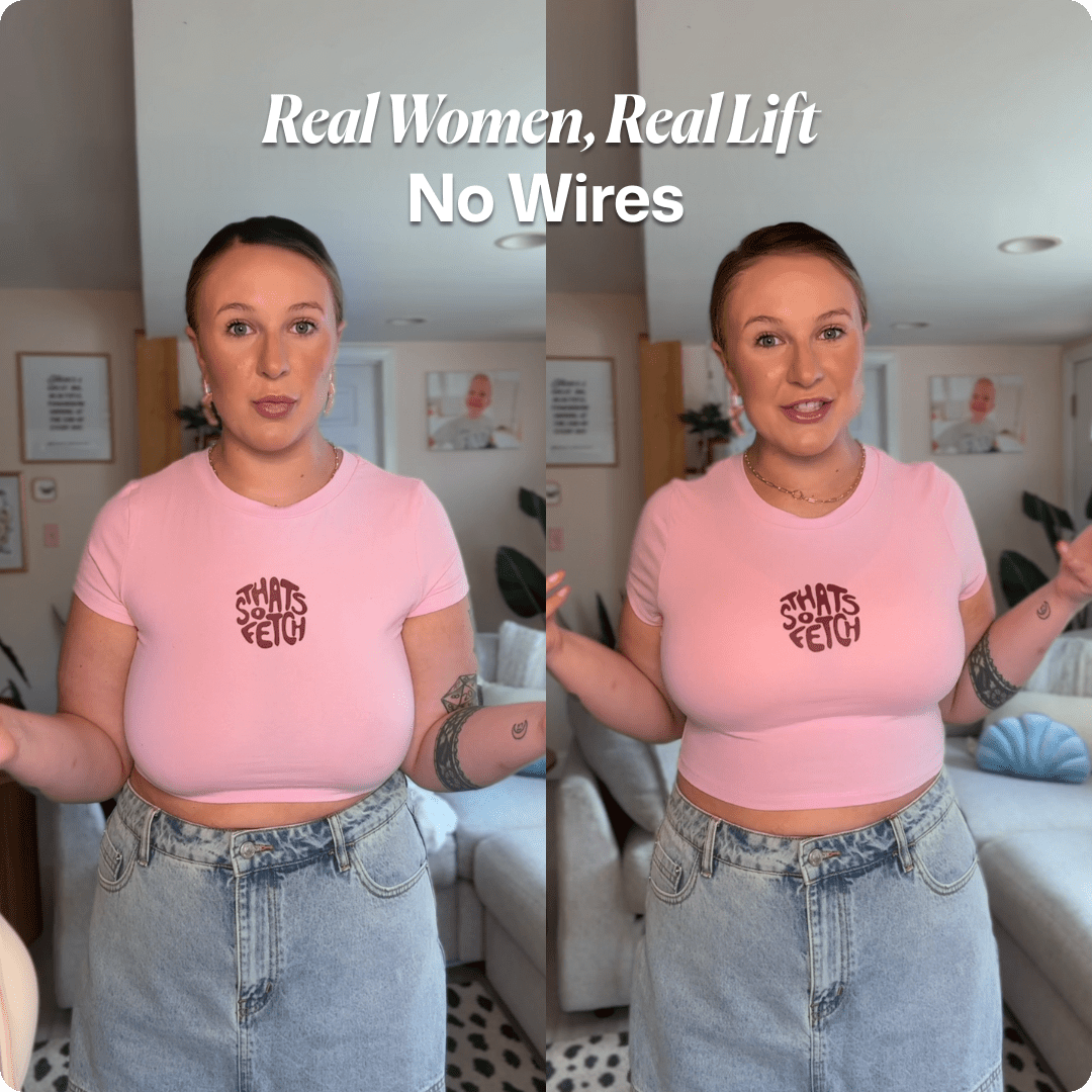 Trådlöst V-ringat korsat mesh-stödbra